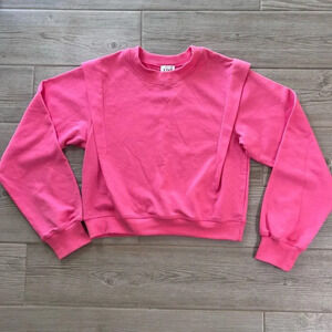 Lini Womens Pink Pullover Crew Neck Sweatshirt‎ Size Small